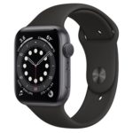 Apple Watch Series SE (GPS) 44mm Space Gray Aluminum Case with Sports Band