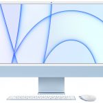 Blue 24‑inch iMac with Apple M1 chip - MGPK3LL