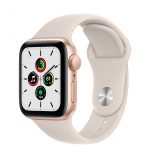 Apple Watch Series SE (GPS) 40mm Gold Aluminum Case with Sport Band