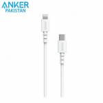 Anker PowerLine Select USB-C To Lightning Cable 3ft-White