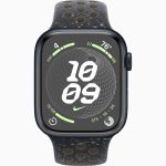 Apple Watch series 9 Nike Midnight Aluminum Case with Midnight Sky Sport Band 45mm GPS