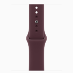 Apple Watch Series 12 GPS, 42mm Light Gold Aluminum Case with Burgundy Sport Band - Image 3