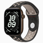 Apple Watch Series 12 GPS, 46mm/42mm Dark Bronze Aluminum Case with After Dark Black Nike Sport Band