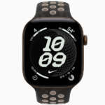 Apple Watch Series 12 GPS, 46mm/42mm Dark Bronze Aluminum Case with After Dark Black Nike Sport Band - Image 2