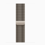 Apple Watch Series 12 GPS + Cellular, 42mm/46mm Natural Titanium Case with Natural Milanese Loop - Image 3