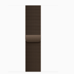 Apple Watch Series 12 GPS + Cellular, 42mm/46mm Radiant Gold Titanium Case with Dark Bronze Milanese Loop - Image 3