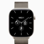 Apple Watch Series 12 GPS + Cellular, 46mm/42mm Pearl White Ceramic Case with Natural Milanese Loop - Image 2